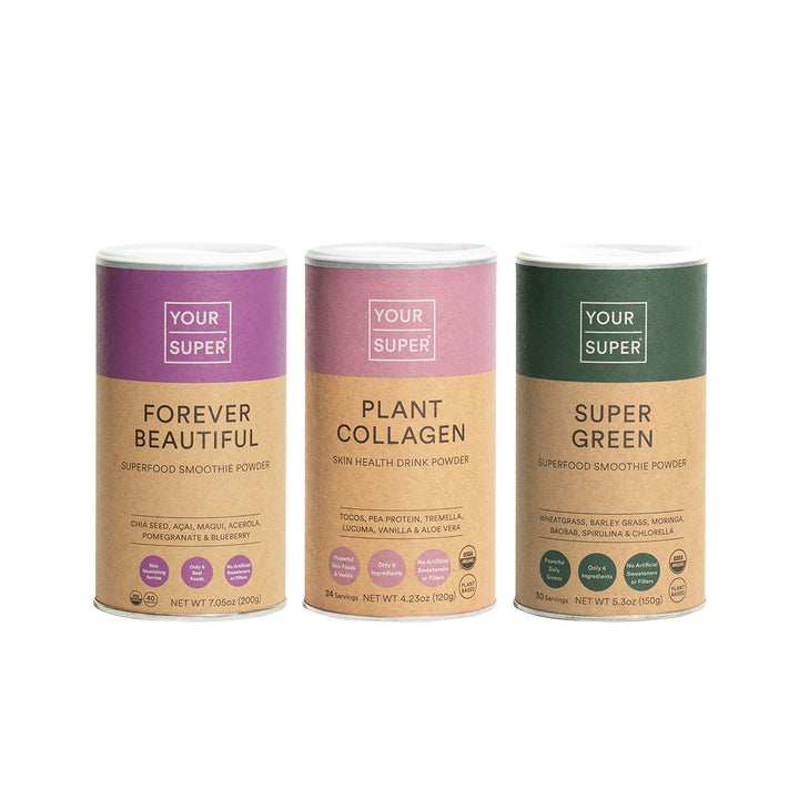 Radiant You Bundle - Forever Beautiful, Plant Collagen, Super Green